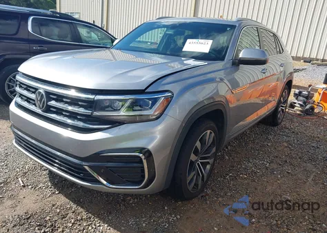 2021 Volkswagen Atlas Cross Sport 3.6L V6 Sel R-Line from USA, damaged, VIN 1V2CE2CA2MC206387